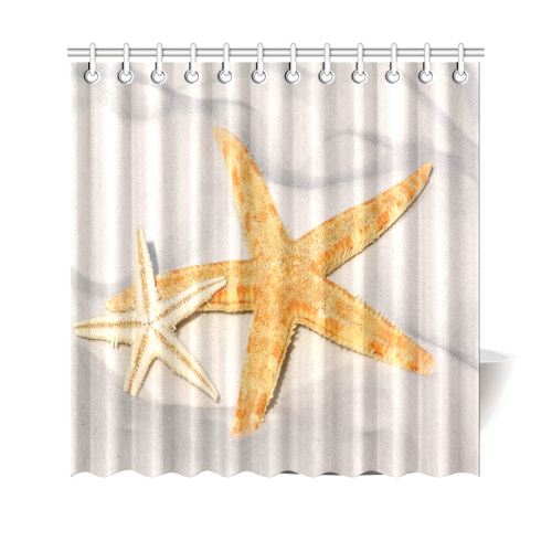Starfish Pair Shower Curtain 69"x70"