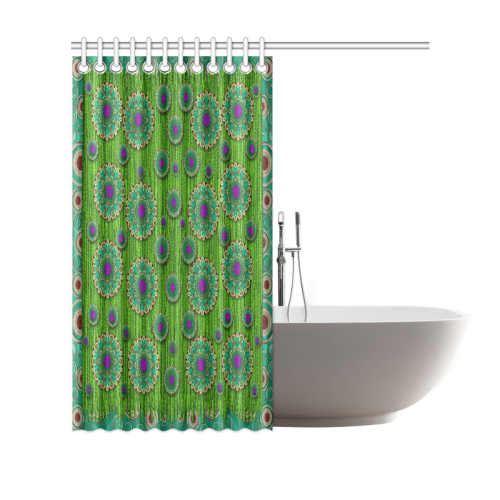 landscape and scenery in the peacock forest Shower Curtain 69"x70"