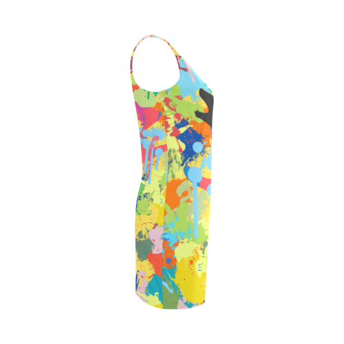 Free Blsck Wolf Colorful Splash Complete Medea Vest Dress (Model D06)