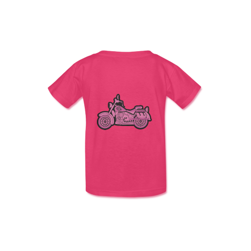 My First Pink Motorcycle T-Shirt Kid's  Classic T-shirt (Model T22)