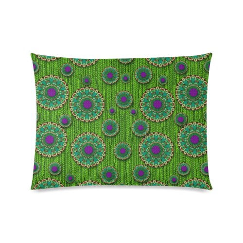 landscape and scenery in the peacock forest Custom Picture Pillow Case 20"x26" (one side)