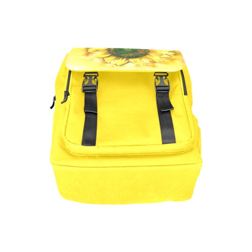 Painting Sunflower - Life is in full bloom Casual Shoulders Backpack (Model 1623)