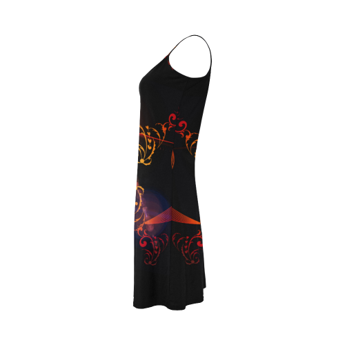 Hieroglyph, the tiger Alcestis Slip Dress (Model D05)