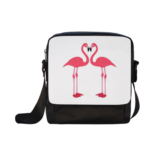 Flamingo Love Birds Crossbody Nylon Bags (Model 1633)