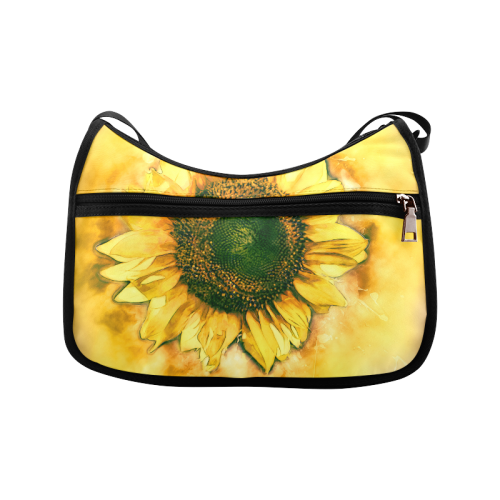Painting Sunflower - Life is in full bloom Crossbody Bags (Model 1616)