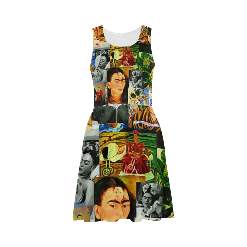 Frida-collage Atalanta Sundress (Model D04)