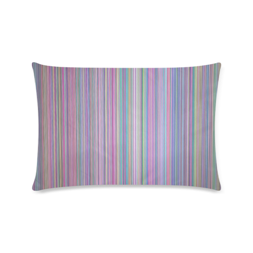 Broken TV Screen Test Pattern Custom Zippered Pillow Case 16"x24"(Twin Sides)