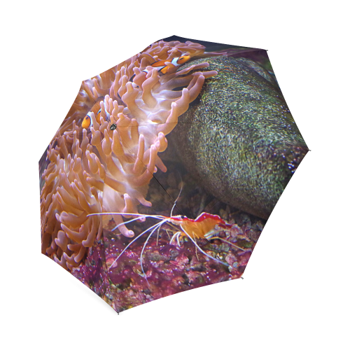 Coral And Clownfish Foldable Umbrella (Model U01)