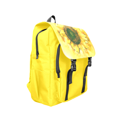 Painting Sunflower - Life is in full bloom Casual Shoulders Backpack (Model 1623)