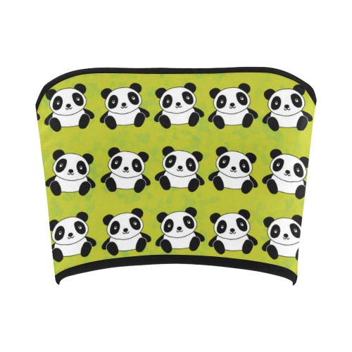 Panda Pattern Bandeau Top