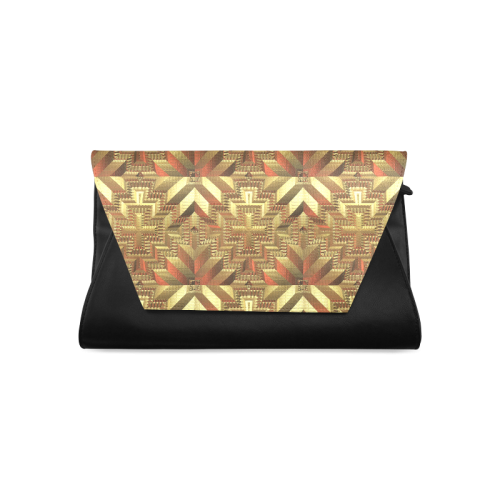 Gold Leaf Clutch Bag (Model 1630)