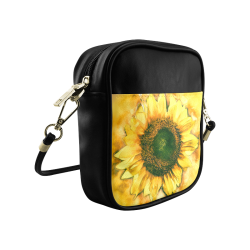 Painting Sunflower - Life is in full bloom Sling Bag (Model 1627)