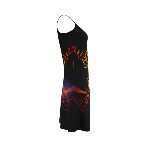 Hieroglyph, the tiger Alcestis Slip Dress (Model D05)