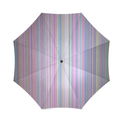 Broken TV Screen Test Pattern Foldable Umbrella (Model U01)