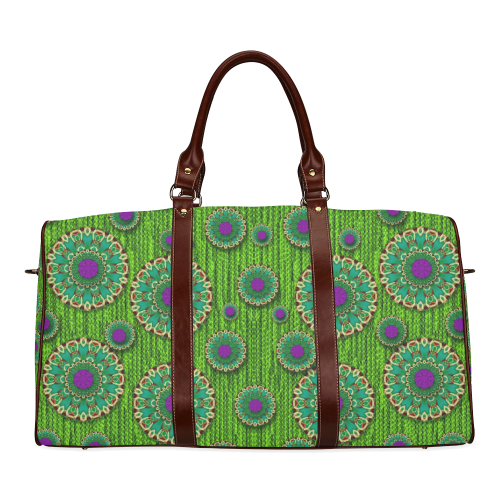 landscape and scenery in the peacock forest Waterproof Travel Bag/Large (Model 1639)