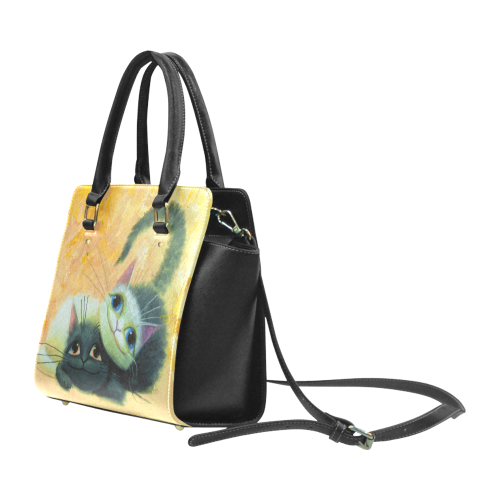 cat play Classic Shoulder Handbag (Model 1653)