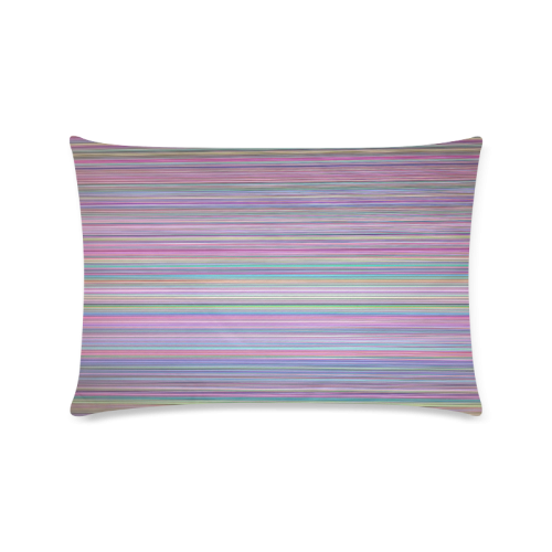 Broken TV Screen Test Pattern Custom Zippered Pillow Case 16"x24"(Twin Sides)