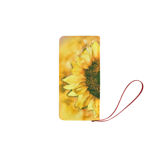 Painting Sunflower - Life is in full bloom Women's Clutch Wallet (Model 1637)