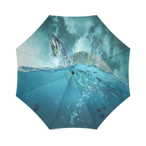 Underwater Turtle Fantasy Foldable Umbrella (Model U01)