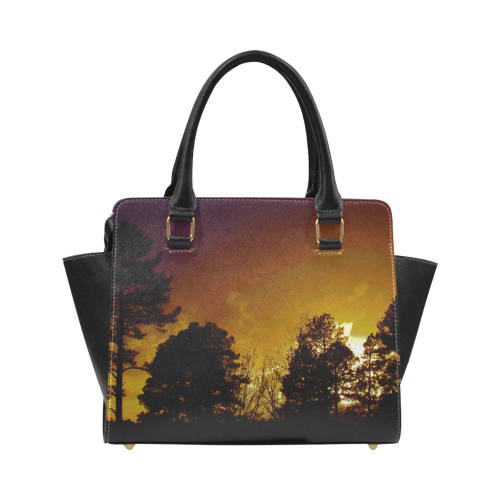 sunset forest bag Classic Shoulder Handbag (Model 1653)