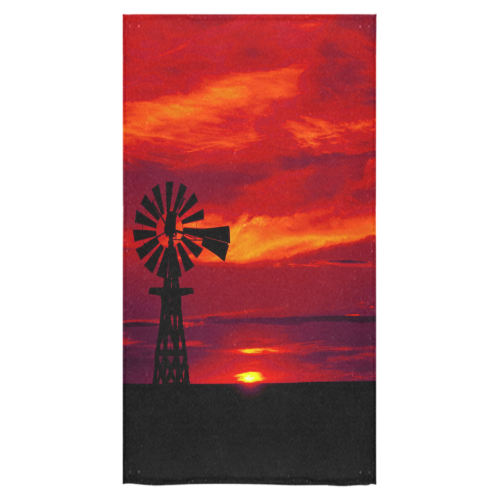 Windmill Sunset Bath Towel 30"x56"