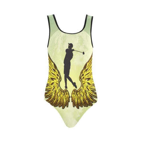 Sport, golf Vest One Piece Swimsuit (Model S04)