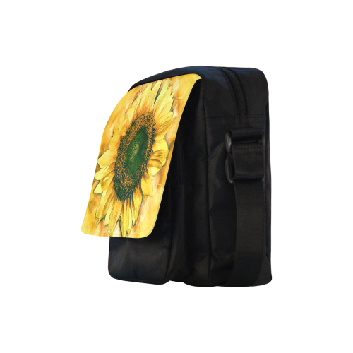 Painting Sunflower - Life is in full bloom Crossbody Nylon Bags (Model 1633)