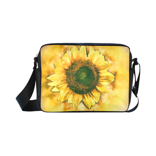 Painting Sunflower - Life is in full bloom Classic Cross-body Nylon Bags (Model 1632)