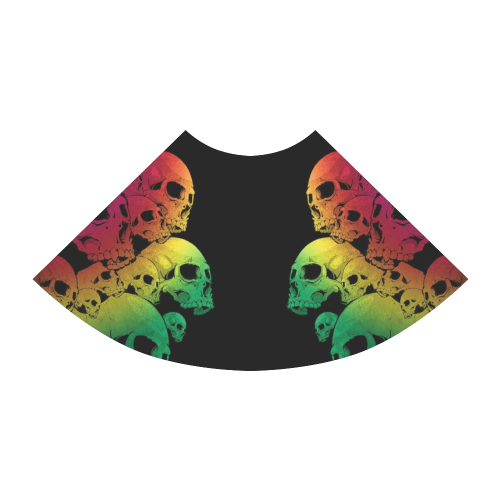 colored skulls Atalanta Sundress (Model D04)