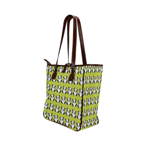 Panda Pattern Classic Tote Bag (Model 1644)