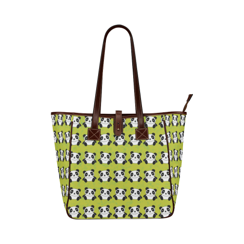 Panda Pattern Classic Tote Bag (Model 1644)