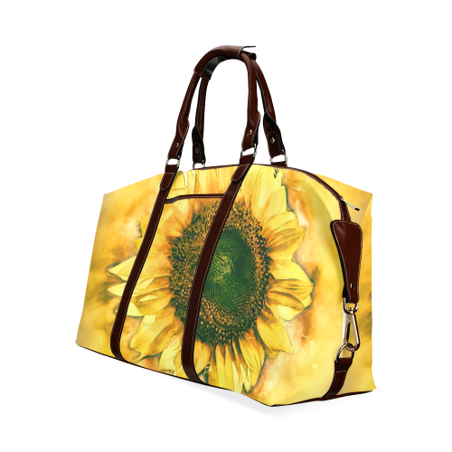 Painting Sunflower - Life is in full bloom Classic Travel Bag (Model 1643)