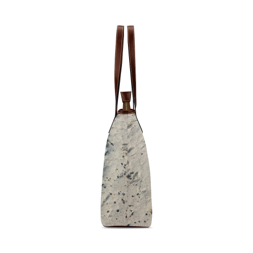 Beach Heart Stones Shoulder Tote Bag (Model 1646)