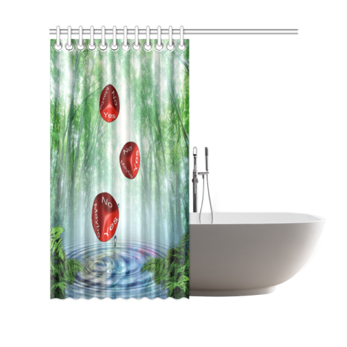 Book title: No Problem – Liesel Teversham Shower Curtain 69"x70"
