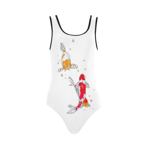 koi Vest One Piece Swimsuit (Model S04)