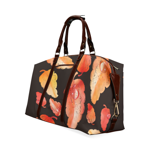 Red- orange leaves Classic Travel Bag (Model 1643)