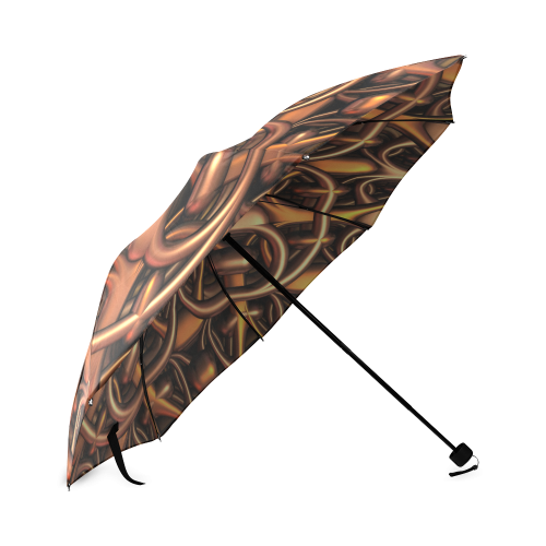 Yin Yang Metallic Foldable Umbrella (Model U01)