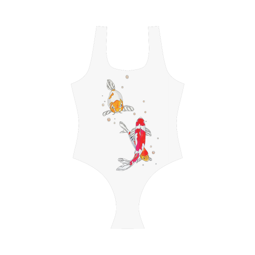 koi Vest One Piece Swimsuit (Model S04)