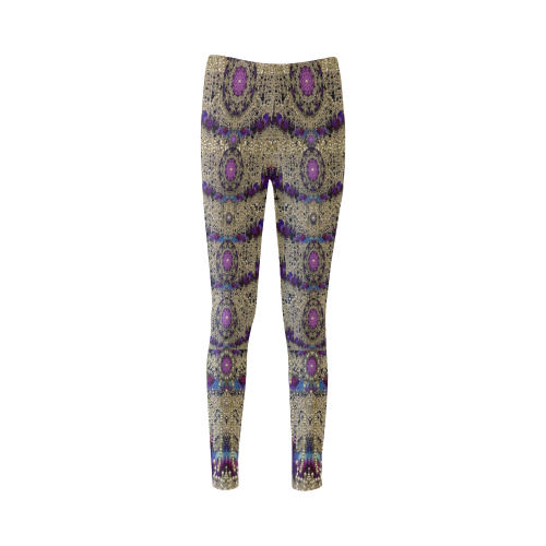 Fantasy lace in the jungle Cassandra Women's Leggings (Model L01)