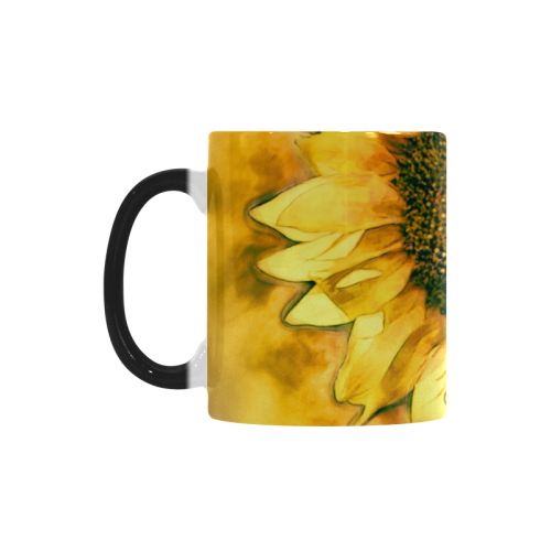 Painting Sunflower - Life is in full bloom Custom Morphing Mug