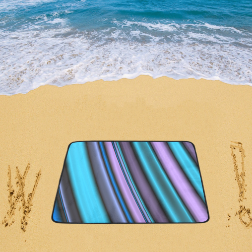 Cool Down Stripe Beach Mat 78"x 60"