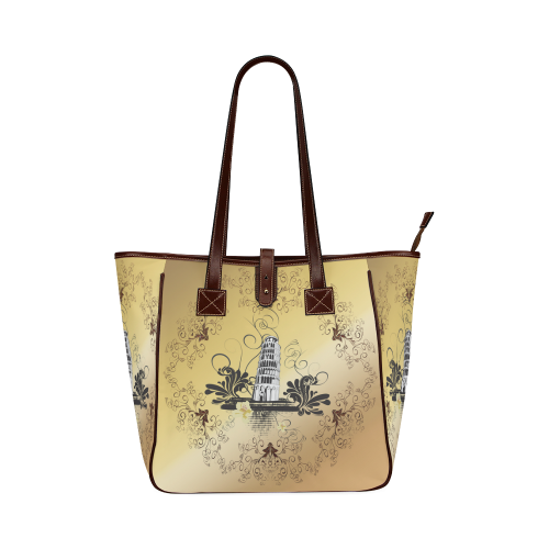 The leaning tower of Pisa Classic Tote Bag (Model 1644)