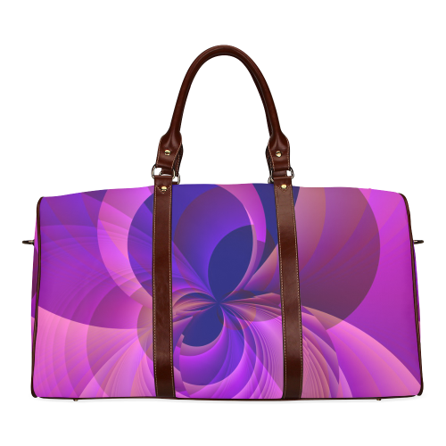 Abstract Infinity in Blue and Purple Waterproof Travel Bag/Small (Model 1639)