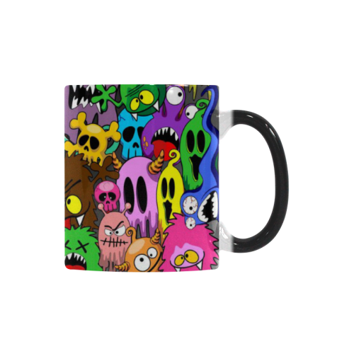 Monsters Doodles Characters Saga Custom Morphing Mug