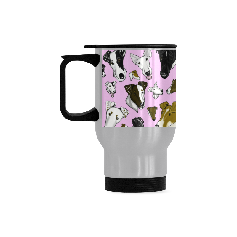 SFT pink Travel Mug (Silver) (14 Oz) ID D407243