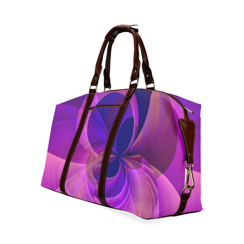 Abstract Infinity in Blue and Purple Classic Travel Bag (Model 1643)