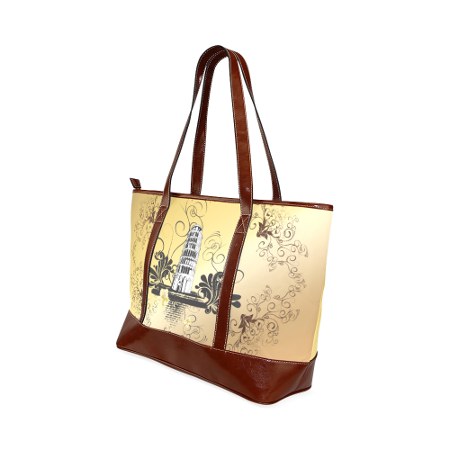 The leaning tower of Pisa Tote Handbag (Model 1642)