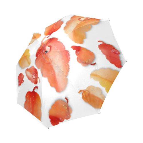 Red- orange leaves Foldable Umbrella (Model U01)