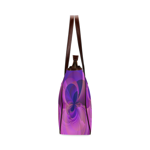 Abstract Infinity in Blue and Purple Classic Tote Bag (Model 1644)