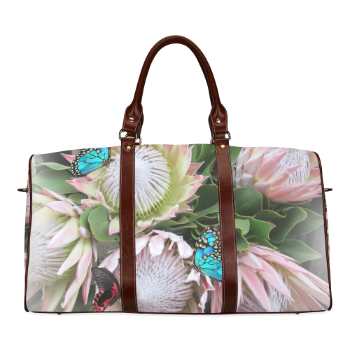 King Protea & South Africa Waterproof Travel Bag/Small (Model 1639)